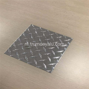 3003 5052 geanodiseerde aluminium plaat met hoge ribben